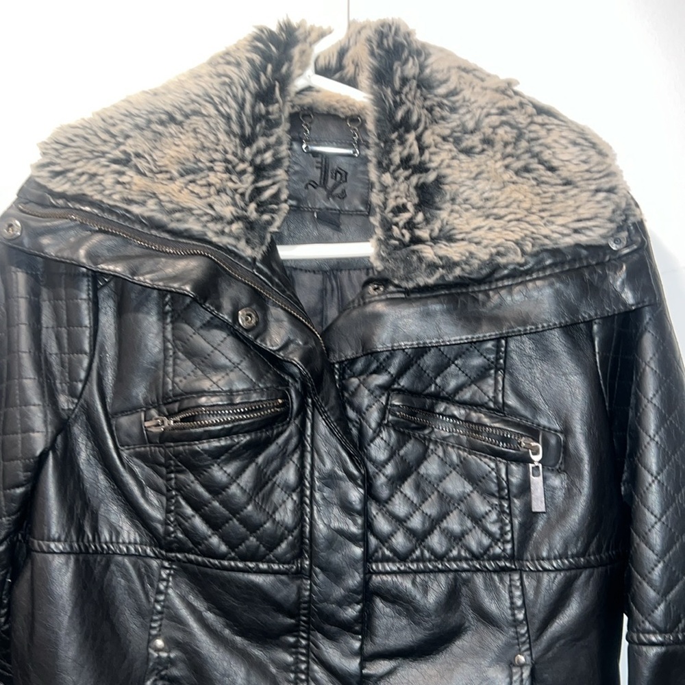 Faux leather jacket - Picture 2 of 3
